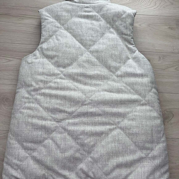 Lafayette 144 New York Albi reversible quilter leather and wool down vest - Picture 6 of 13